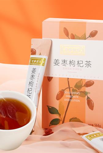 红糖姜枣枸杞茶